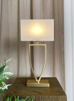 Aluna bordlampe m/skjerm