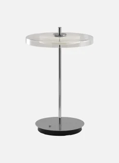 Asteria Move oppladbar bordlampe - glass