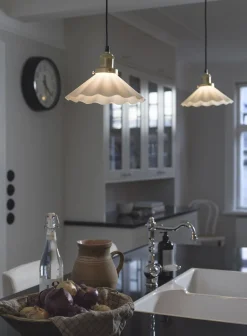August takpendel - ø25 bølget glass