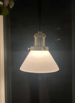 August vinduspendel - ø15 rett glass og messingoppheng