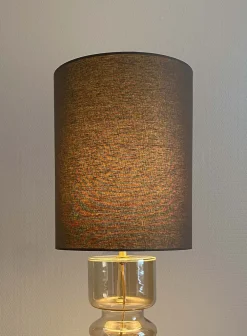 Aura bordlampe - cognacfarget glass