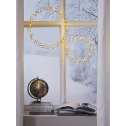 Curly lyskrans ø45 - med 3-step dimmer og timer