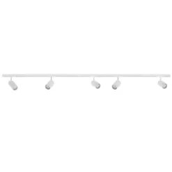 Designline Tube komplett pakke: 1,9 meter spotskinne m/5 spotter GU10