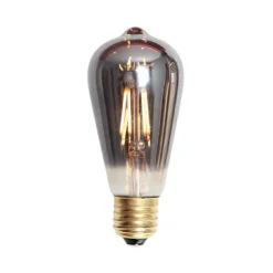 Edison E27 lanterne LED 4W 2200K 60mm dimbar - Røykfarget