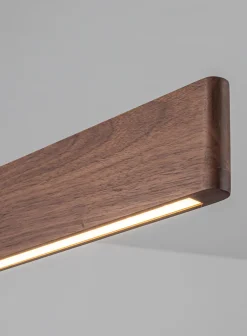 Flora langbordslampe i treverk - 149cm 2700 kelvin dimbar