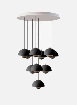 Flowerpot Chandelier VP1 10-lys Ø77
