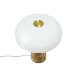 Glossy Mini bordlampe - marmor/glass
