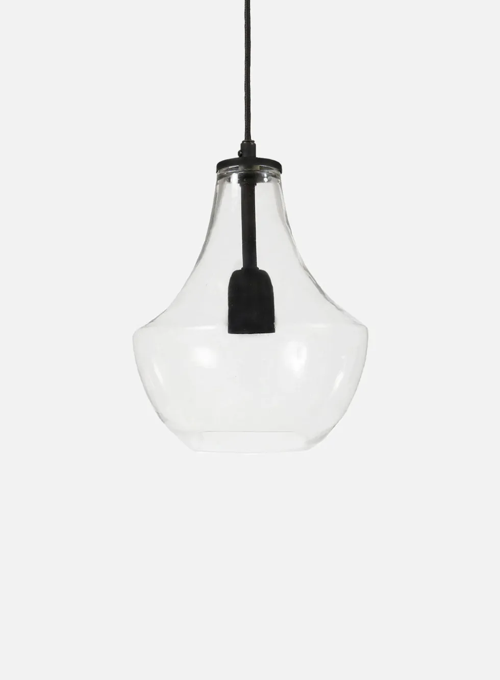 Hamilton taklampe sort/klar - ø21