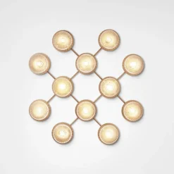 Liila 12 taklampe/vegglampe