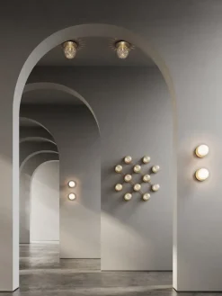 Liila 12 taklampe/vegglampe