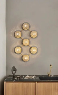 Liila 7 taklampe/vegglampe