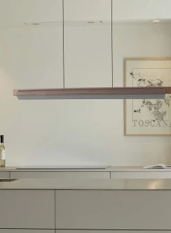 Lirra langbordslampe - rillet glass dimbar