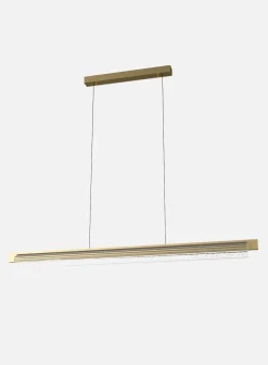 Lirra langbordslampe - rillet glass dimbar