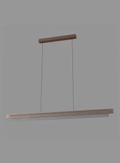 Lirra langbordslampe - rillet glass dimbar