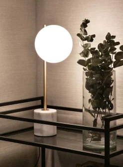 Marble bordlampe H55 marmor