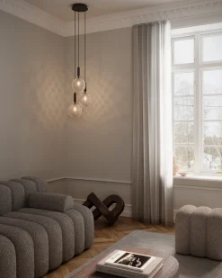 Miira 3 large taklampe - 3 lys klynge