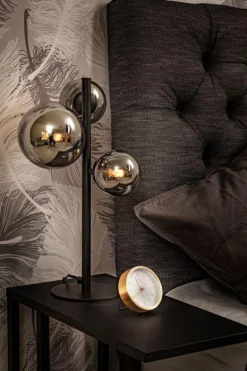 Molekyl bordlampe - 3 glasskuler - h46