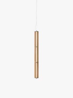 Numbra TY1 langbordslampe - aluminium/eik
