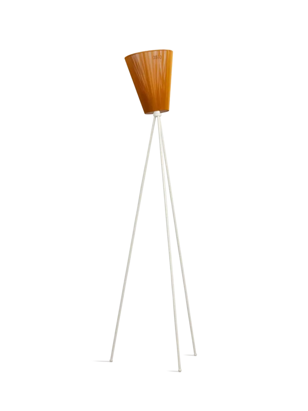 Oslo Wood gulvlampe beige med skjerm