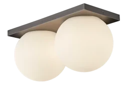 Palla Mini 2-lys vegglampe opalt glass - ø10 IP20 dim to warm