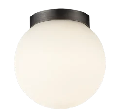 Palla vegglampe opalt glass- ø13,5 IP44 - dim to warm