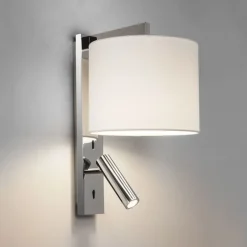 Ravello LED Reader vegglampe rund skjerm