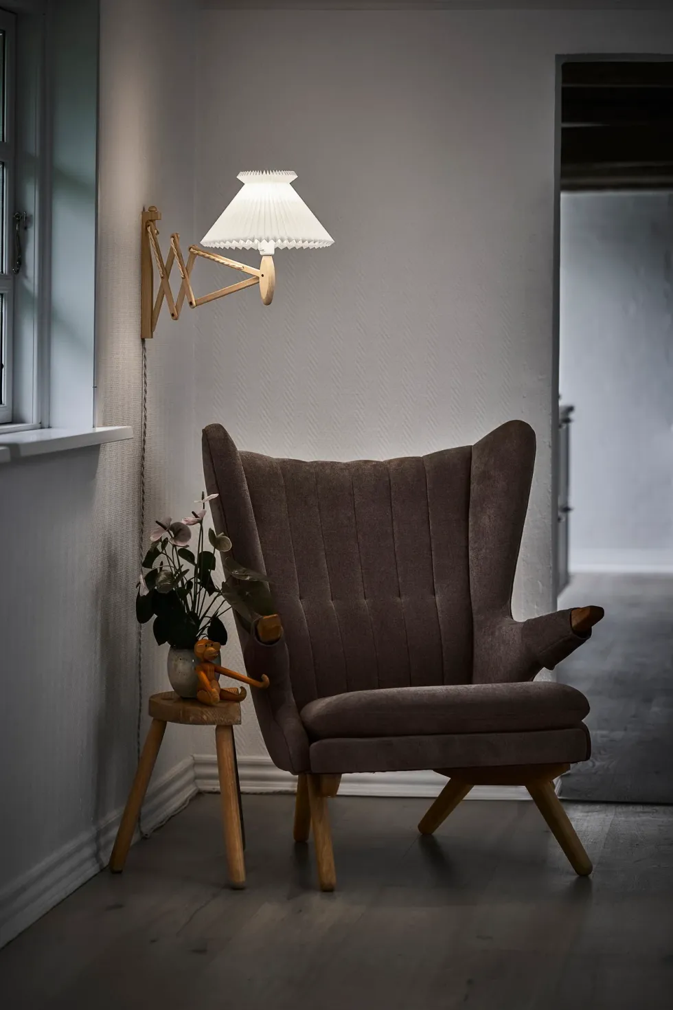 Sax Jubileum vegglampe m/skjerm 6-17
