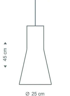 Secto 4201 small taklampe - 5 meter ledning