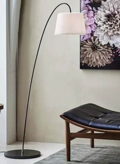 Snowdrop gulvlampe m/skjerm