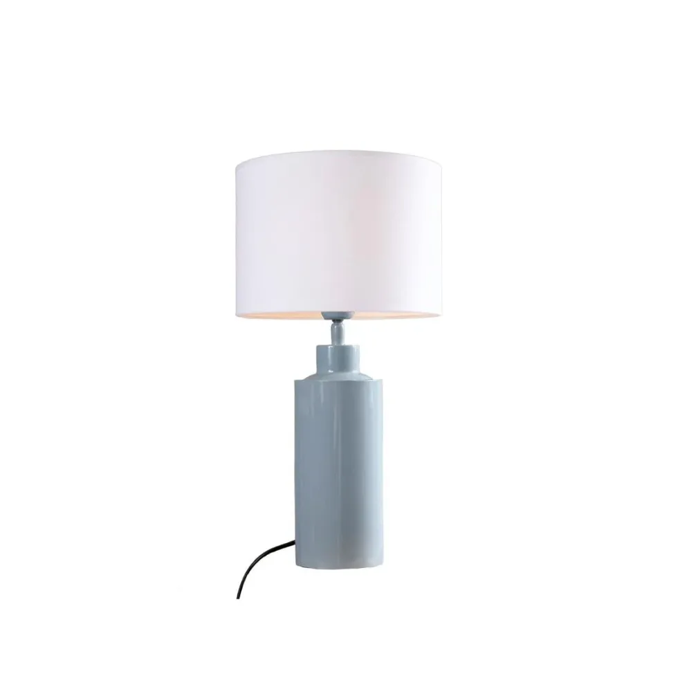 Solo bordlampe m/hvit skjerm - h46