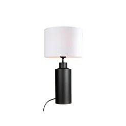 Solo bordlampe m/hvit skjerm - h46