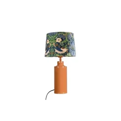 Solo bordlampe m/mønstret skjerm - h46