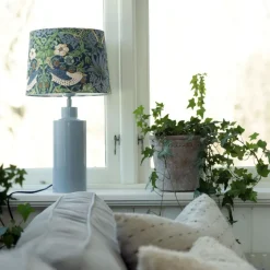 Solo bordlampe m/mønstret skjerm - h46