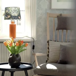 Solo bordlampe m/mønstret skjerm - h46
