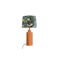 Solo bordlampe m/mønstret skjerm - h46