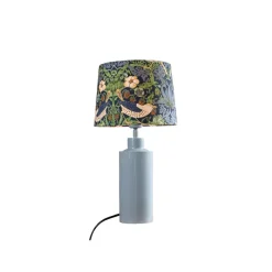 Solo bordlampe m/mønstret skjerm - h46
