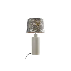 Solo bordlampe m/mønstret skjerm - h46