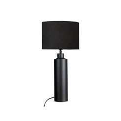 Solo bordlampe m/sort skjerm - h57