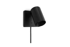 SpotOn vegglampe - firkantet m/bryter GU10