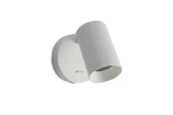 SpotOn vegglampe - rund m/bryter GU10