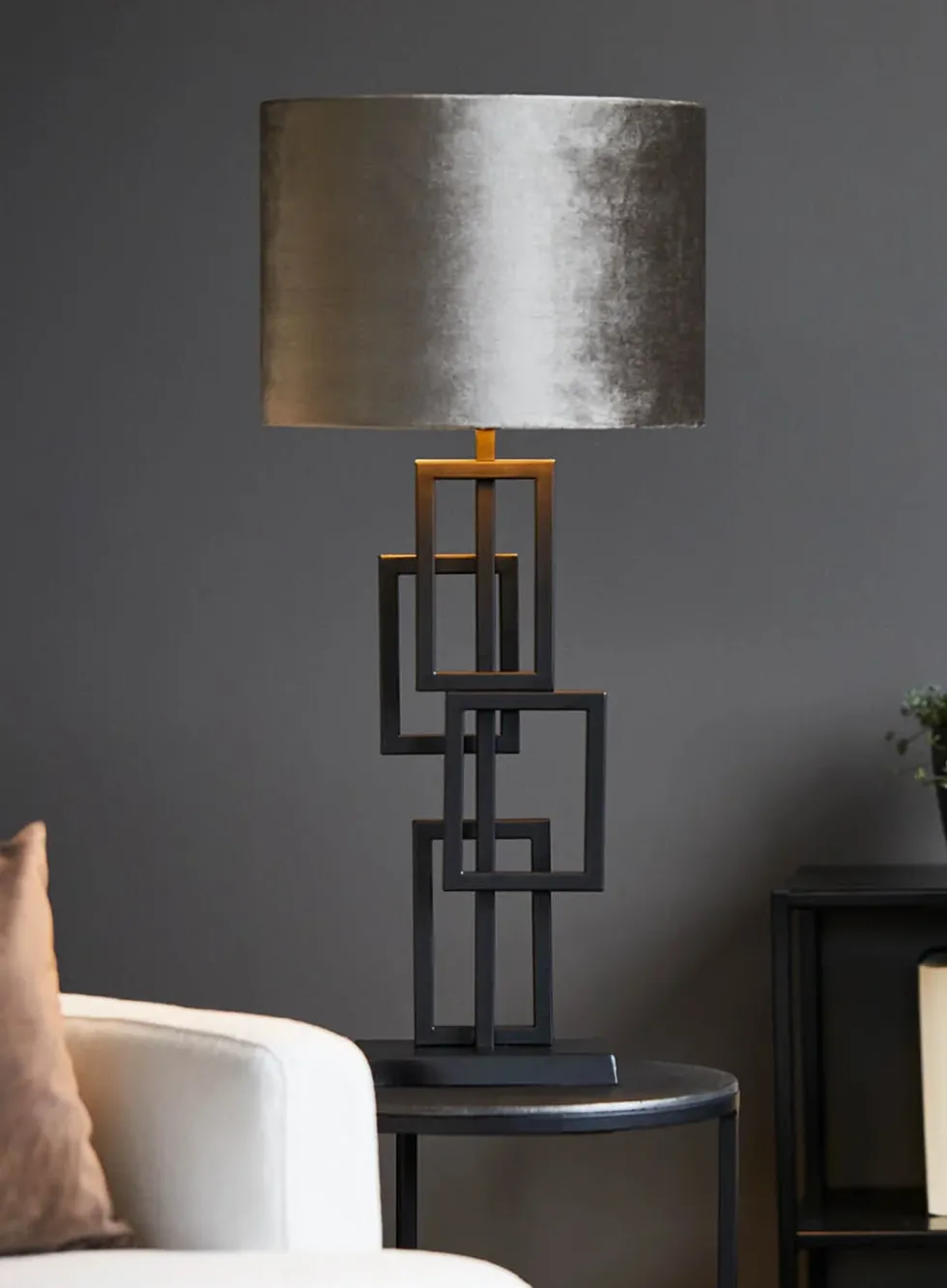 Square bordlampe