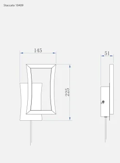 Staccato vegglampe