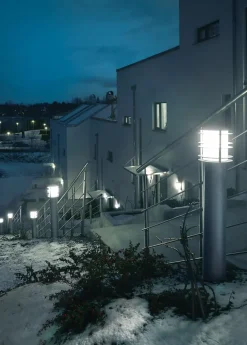 Stockholm pullert 1464 opalglass - Galvanisert stål