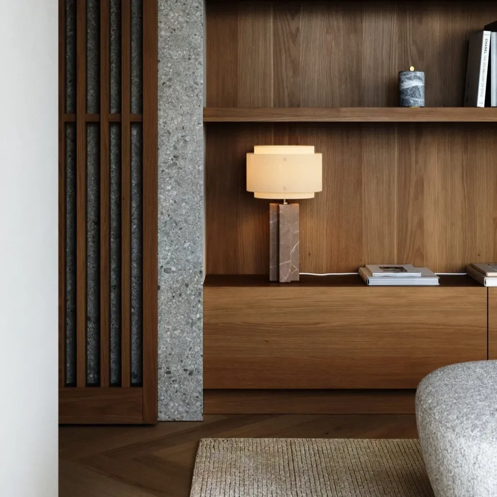 Takai bordlampe - Beige
