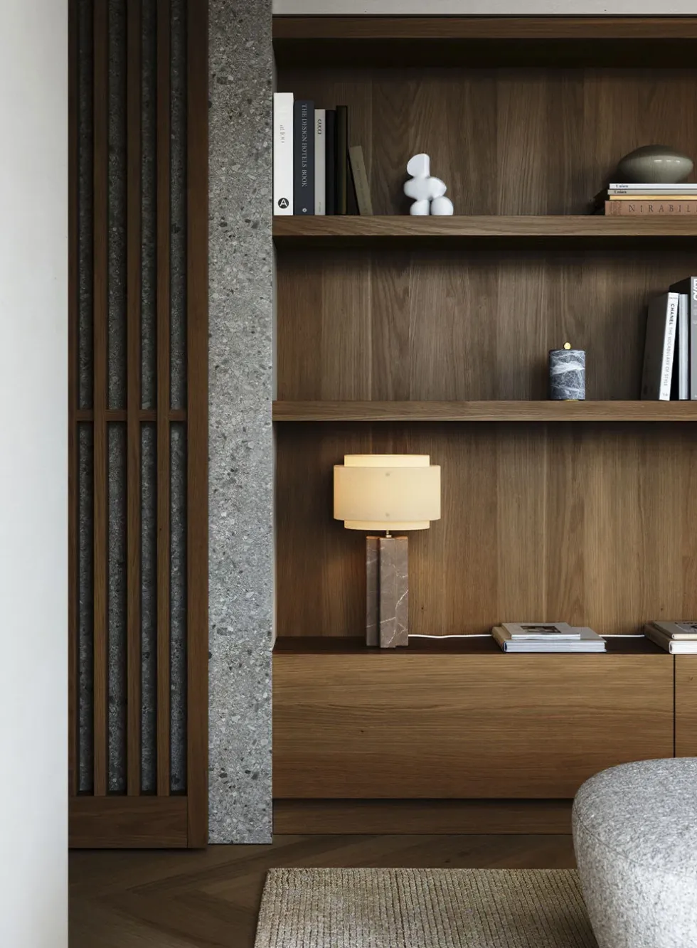 Takai bordlampe - Beige