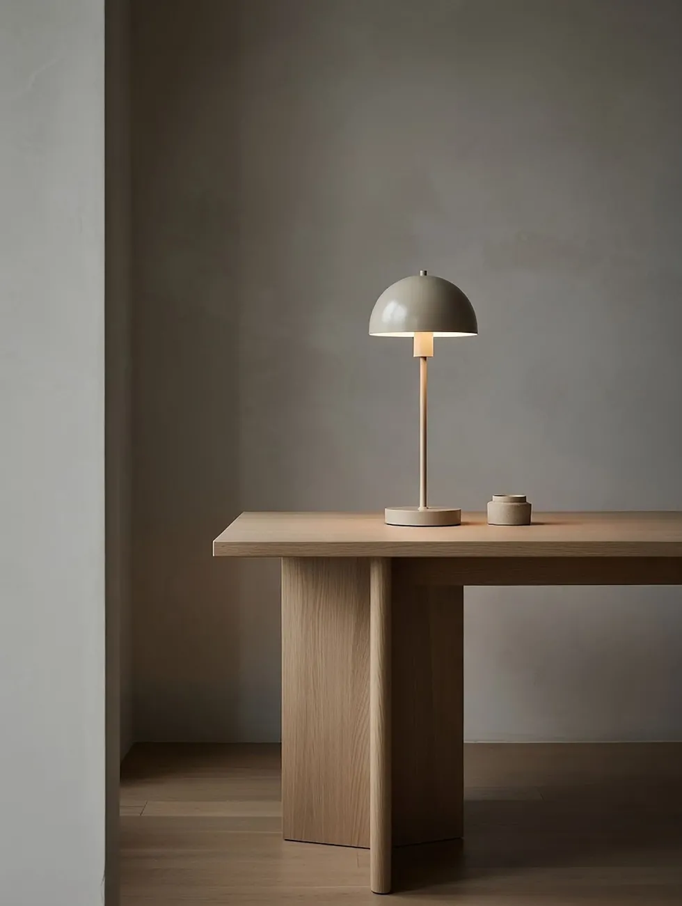 Vienda bordlampe - med metallskjerm - h50