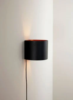 Zanna rund vegglampe - opp/ned med vipp